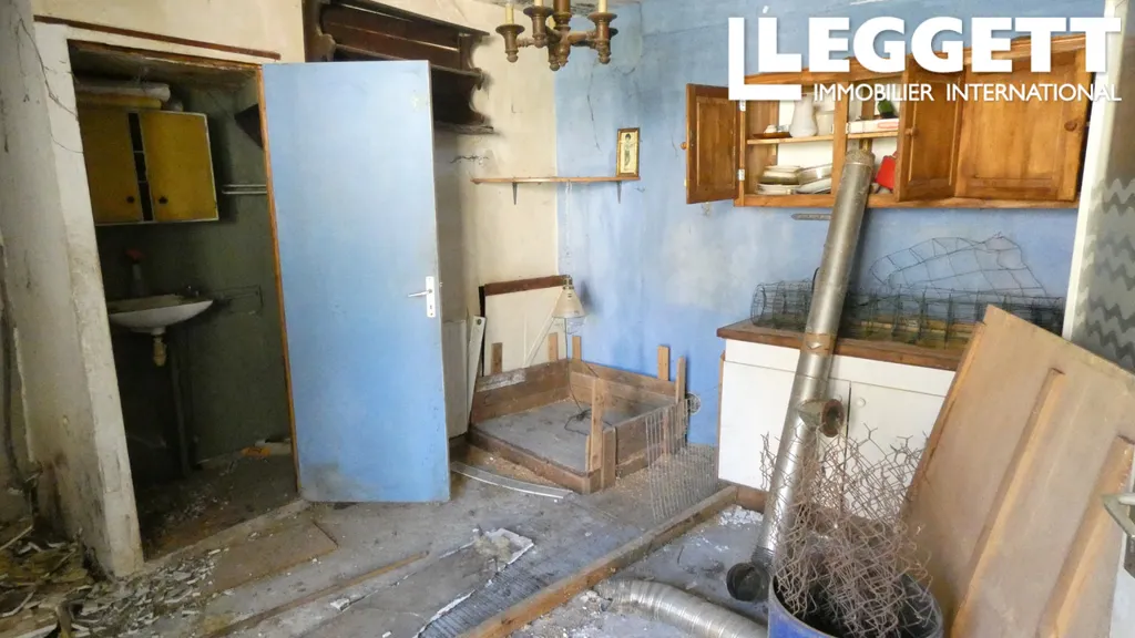 Cuisine - Maison de village à rénover à Argentat