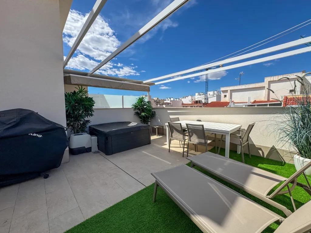 Terrasse - Duplex with Rooftop Solarium in Playa del Cura