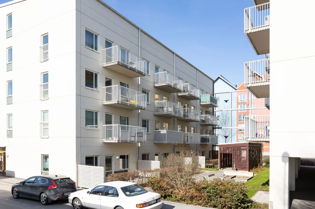 Exterior - Modern Flat with Balcony in Uppsala