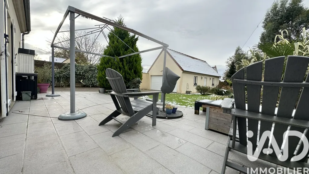 Terrasse - Maison traditionnelle avec parc à Bourron-Marlotte