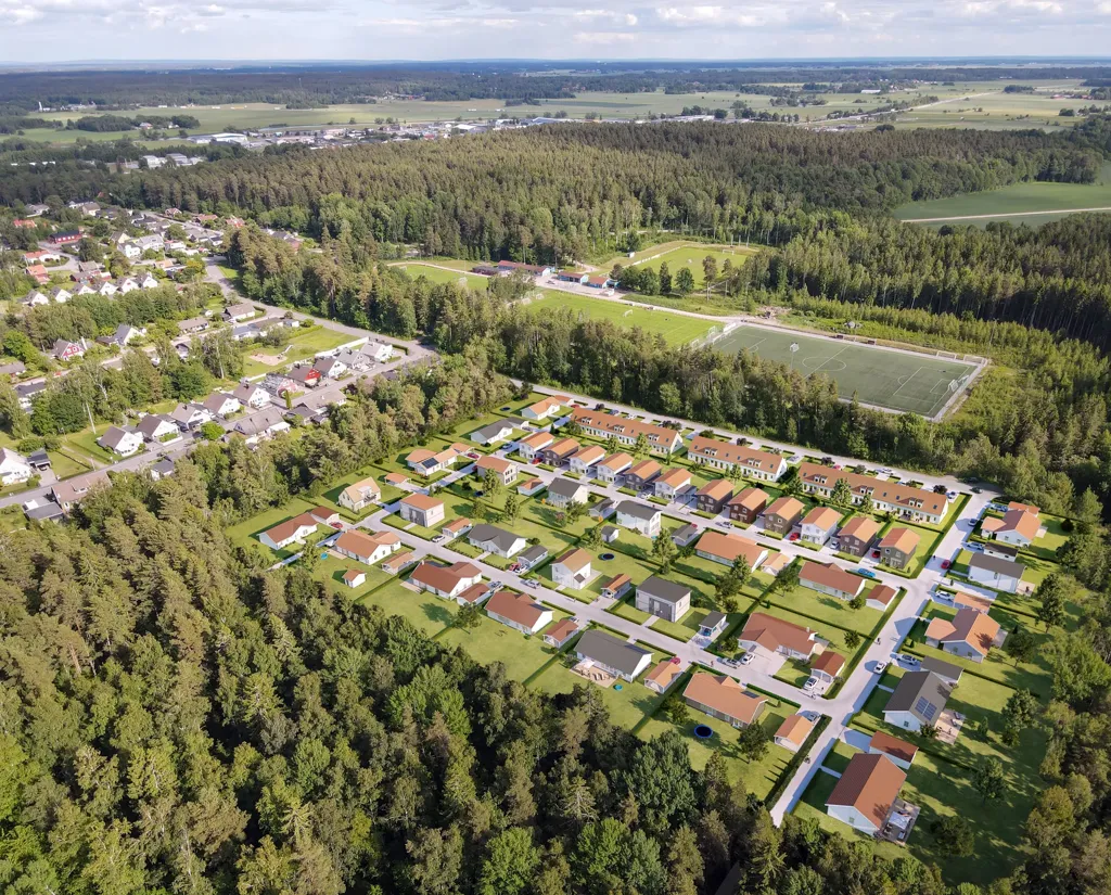 Vue aérienne - Plot for Custom Home in Mariestad