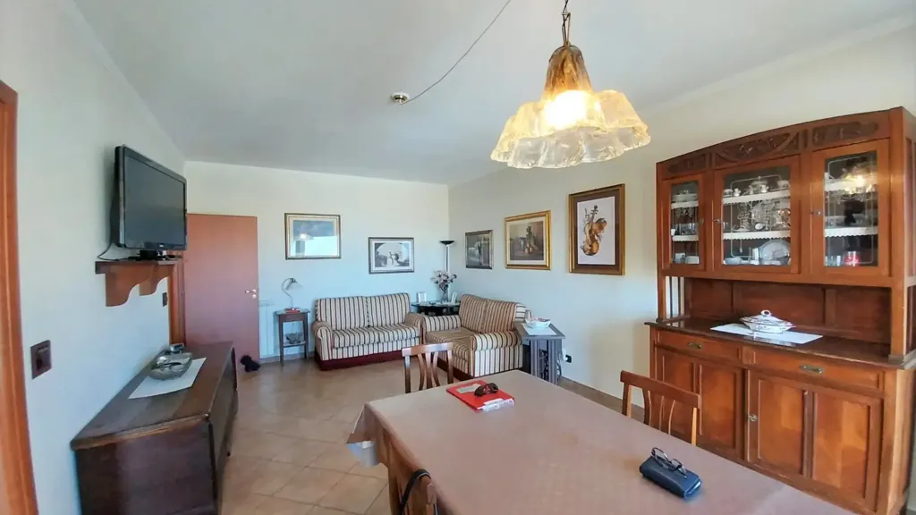 Söögituba - Panoramic Apartment with Sea View in Belvedere Marittimo