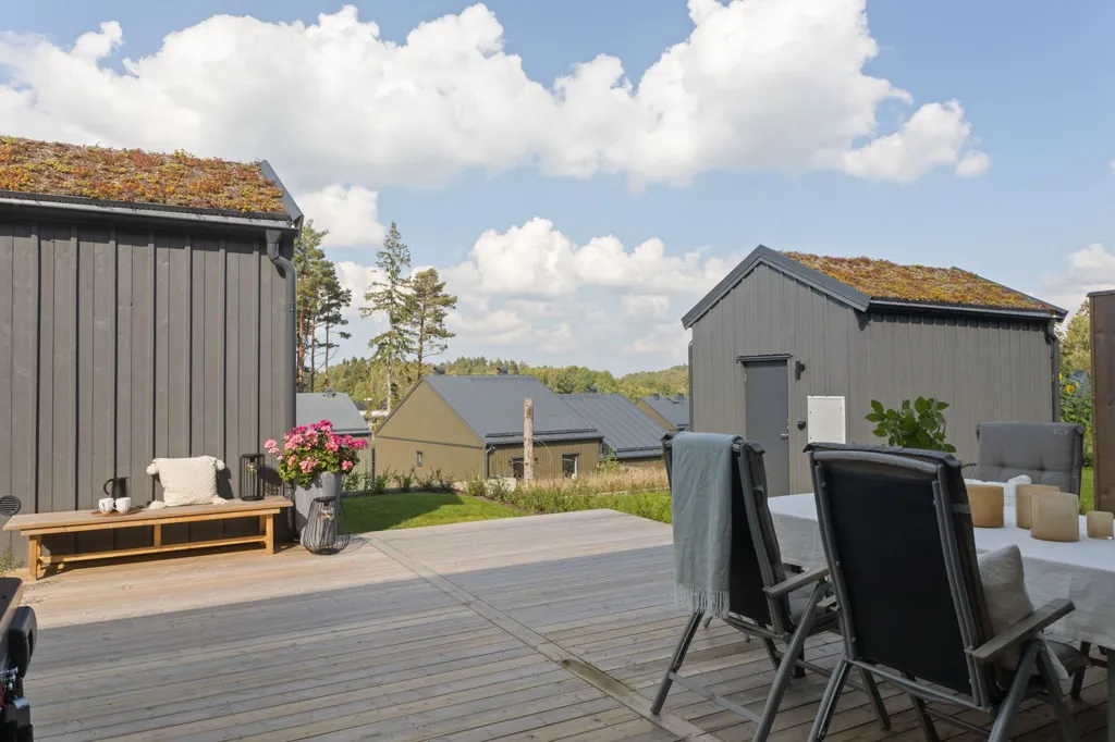 Terrasse - Modern Apartment with Garden in Ytterby
