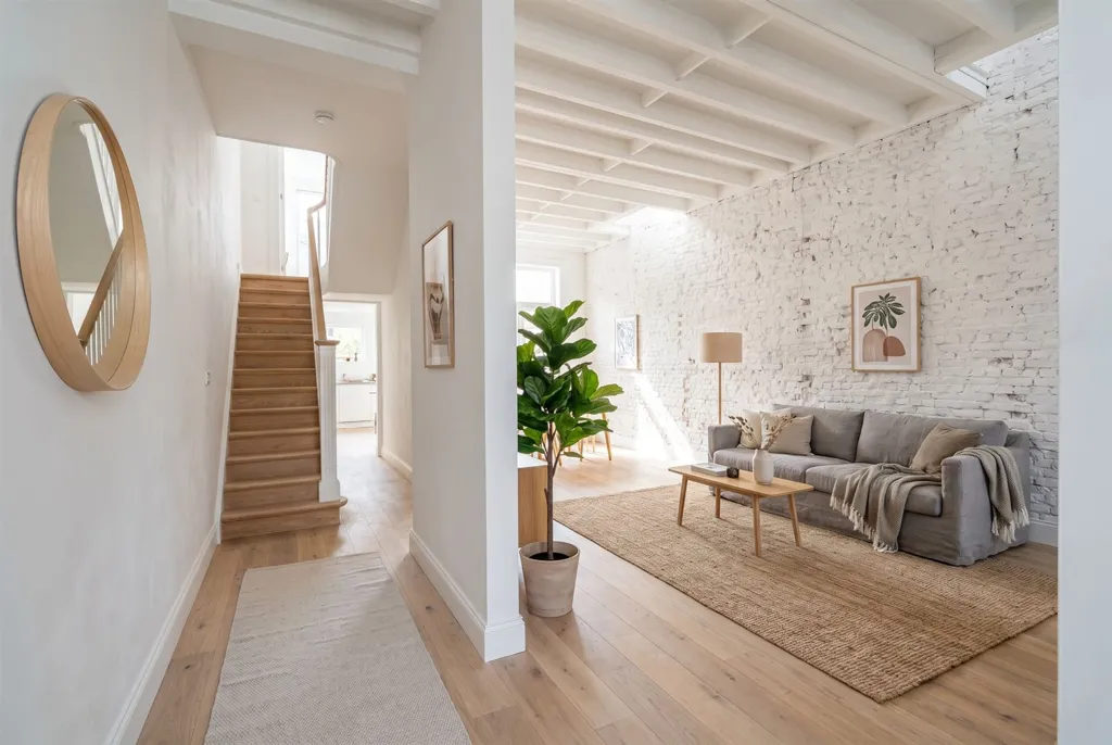 Living Room - House for Renovation with Garden in Antwerp