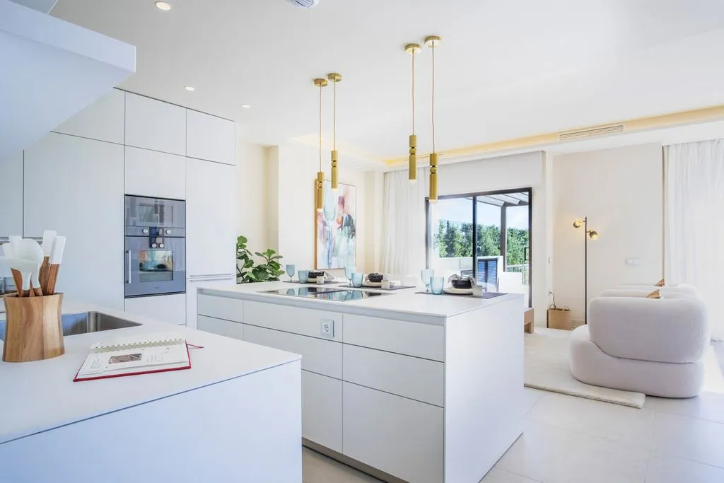 Köök - Beachfront Villa with Pool in Estepona