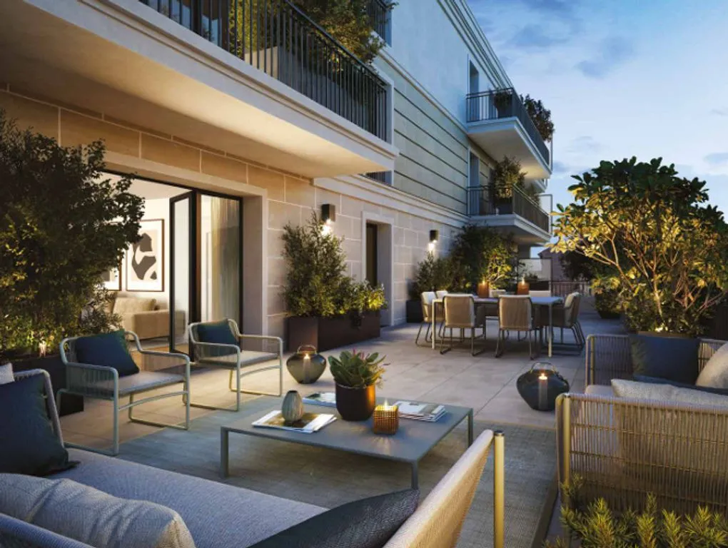 Terrasse - Appartement Luxe 4 Pièces avec Parking à Le Perreux-sur-Marne