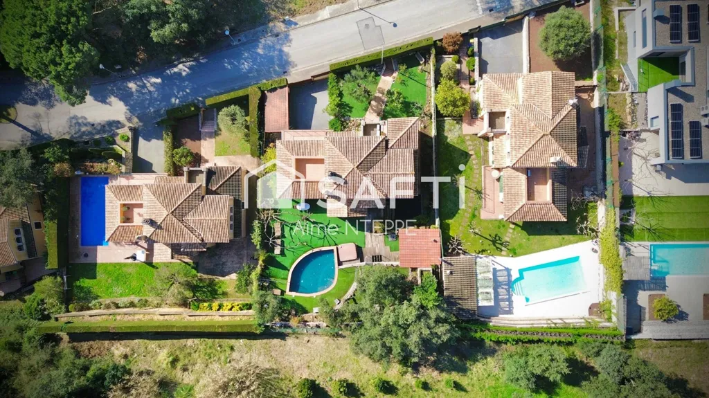 Vue aérienne - Luxury Villa with Pool in Golf District, Girona