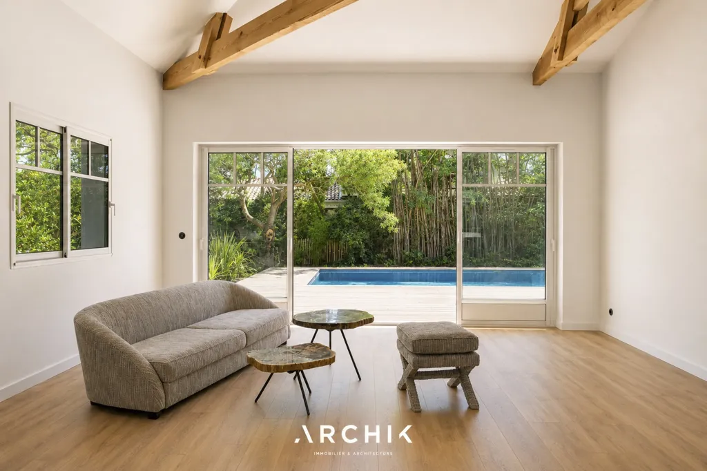 Soggiorno - Contemporary House with Pool in Abatilles