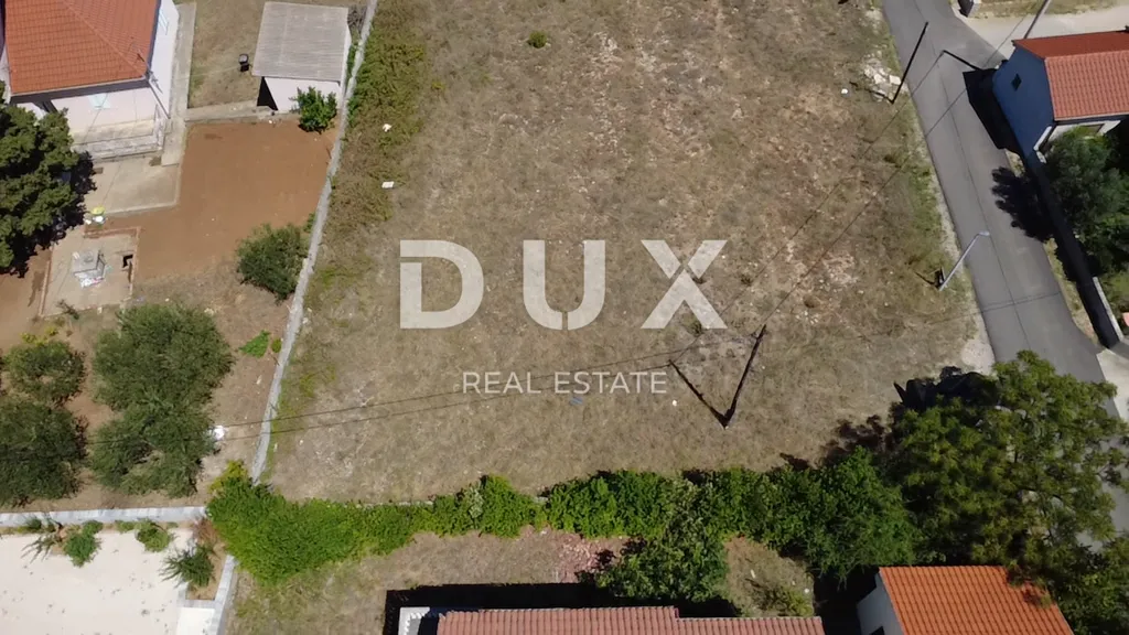 Vista aerea - Building Plot with Sea View in Privlaka, Zadar