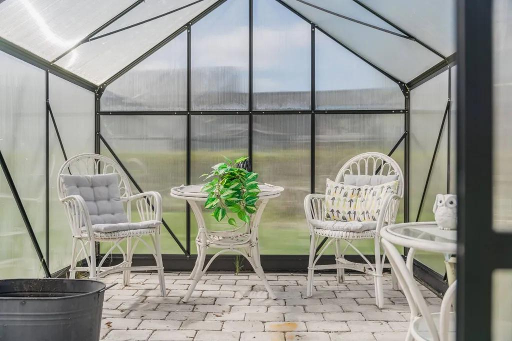 Terrasse - Timmer Villa in Dalarna with Balcony