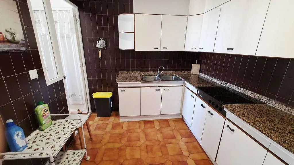 Köök - Apartment with Pool and Terrace in Cabo de las Huertas