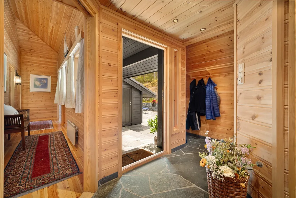 Entrée - Holiday Cottage with Marina Spots in Forstrøno
