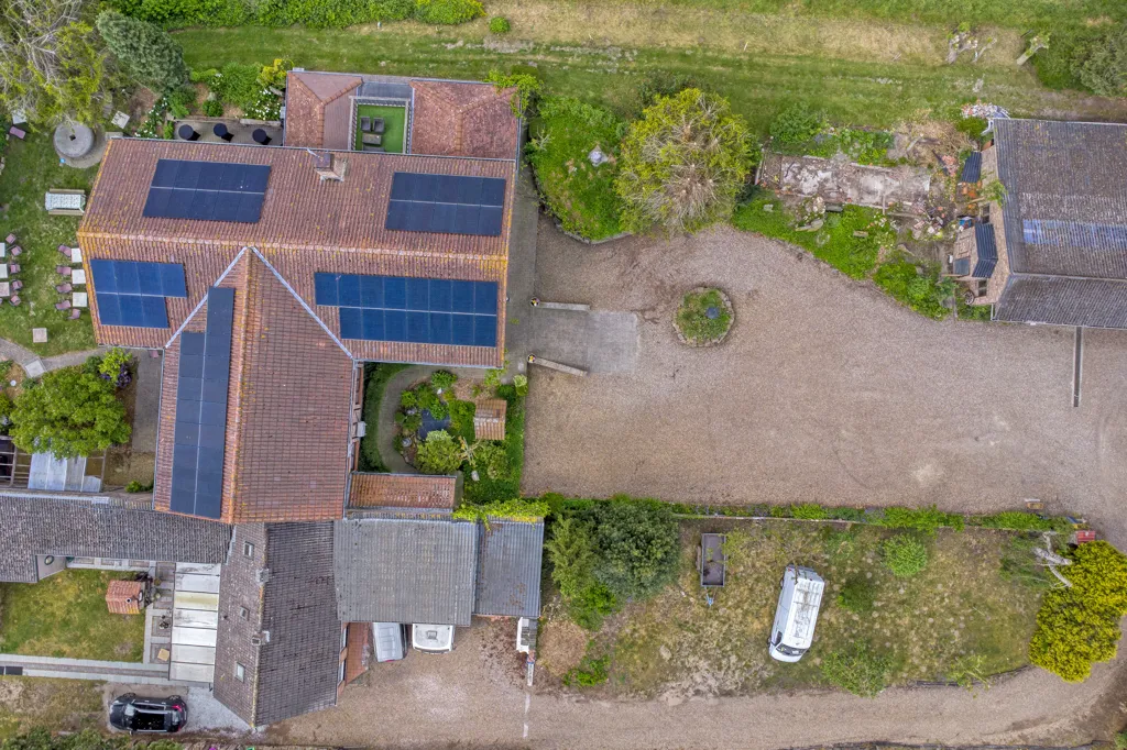 Õhuvaade - Holiday Home with Sauna in Oudenburg