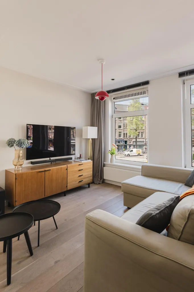 Séjour - Bright Apartment with Balcony in Amsterdam