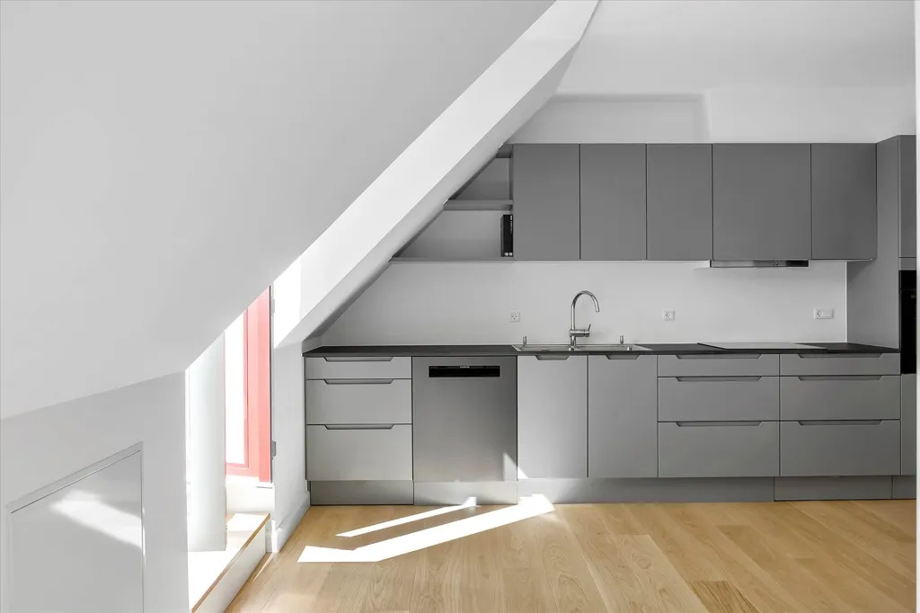 Cuisine - Apartment with City View in Vanløse