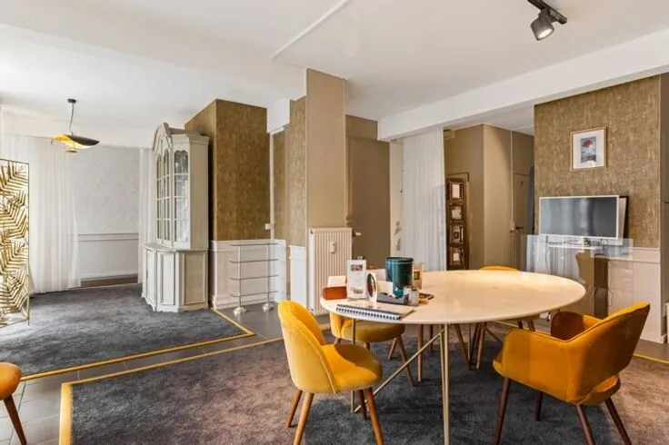 Dining Room - Apartment with Canal View in Antwerp
