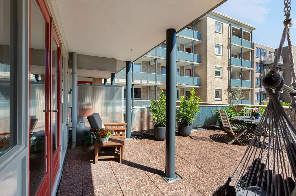 Balcon - Galerie Flat with Garden in Almere Stad