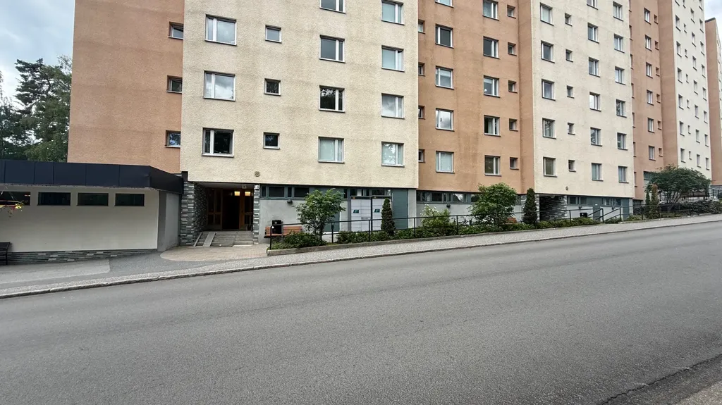 Exterior - Apartment with South-Facing Balcony in Järfälla