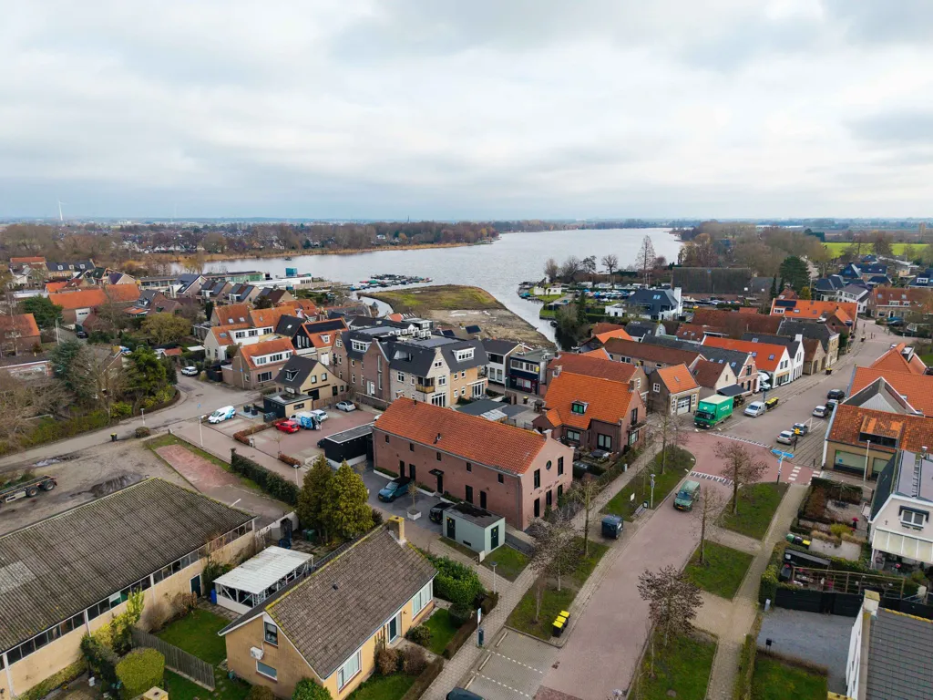 Vue aérienne - Luxury Loft with Garden in Westmaas