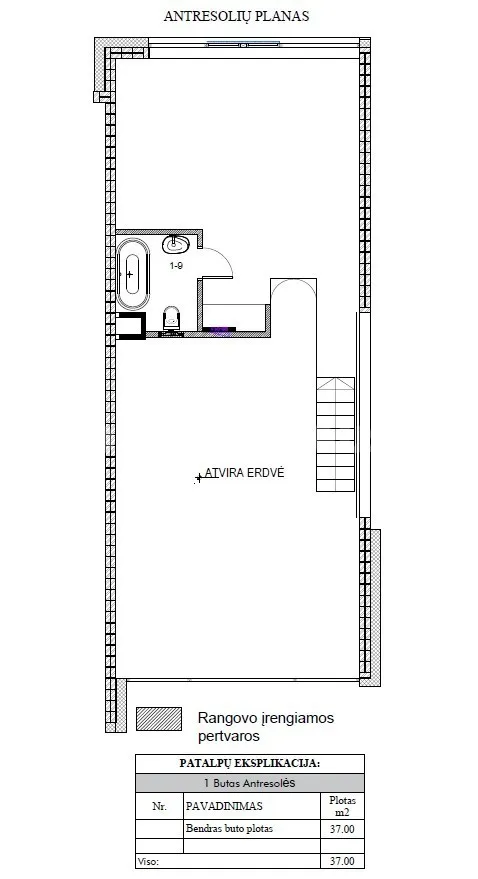 Planimetria - 4-Bedroom Apartment with Garden in Rasos