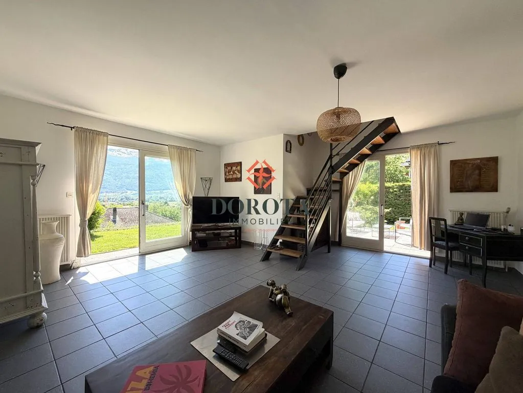 Séjour - Maison de Luxe avec Vue Panoramique à Lumbin