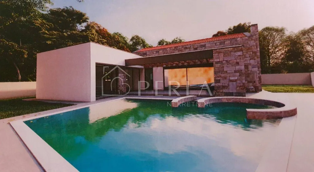 Piscine - Modern Bungalow with Pool in Debeljak, Sukošan