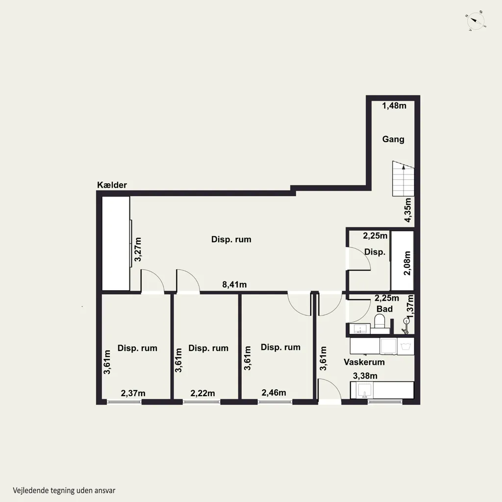 Planimetria - Renovated Villa with Terrace in Humble