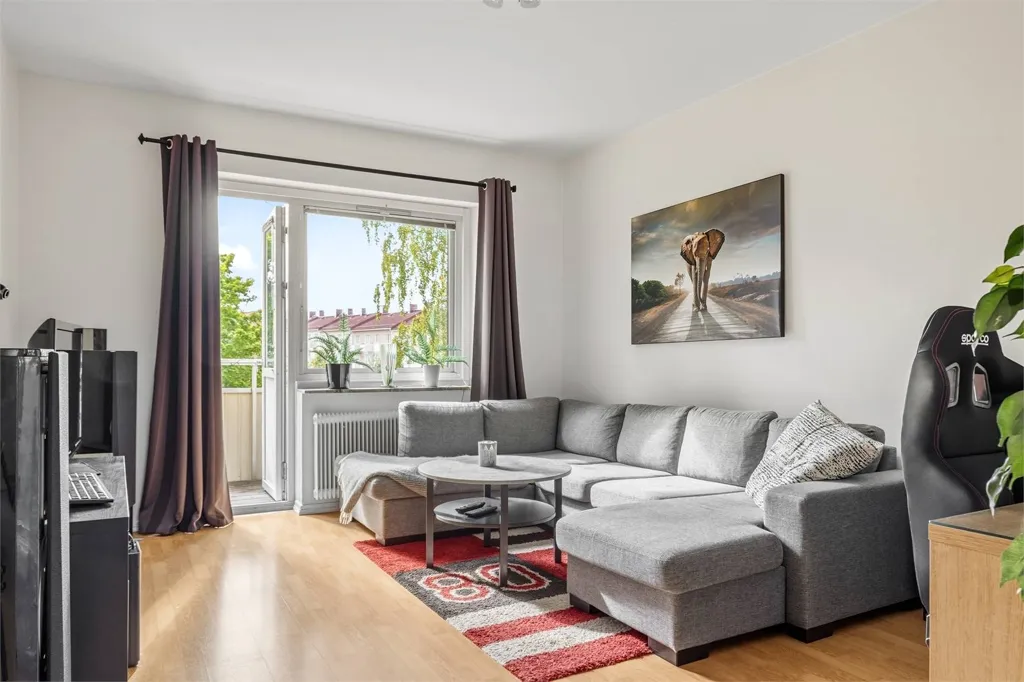 Séjour - Apartment with Balcony in Vasastaden, Linköping