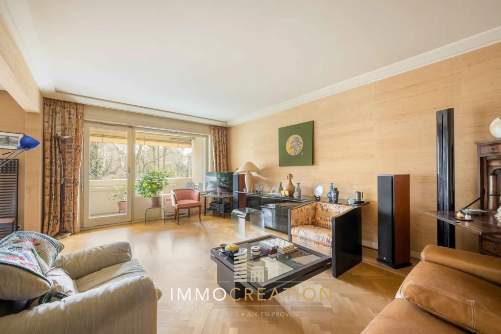 Séjour - Appartement Luxe avec Terrasse Sud à Écully