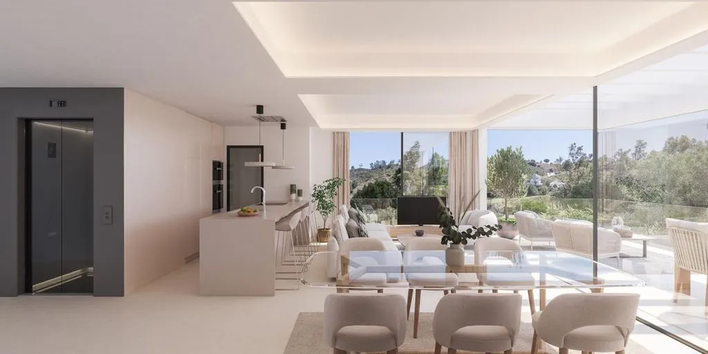 Söögituba - Contemporary Villa with Pool in La Cala De Mijas