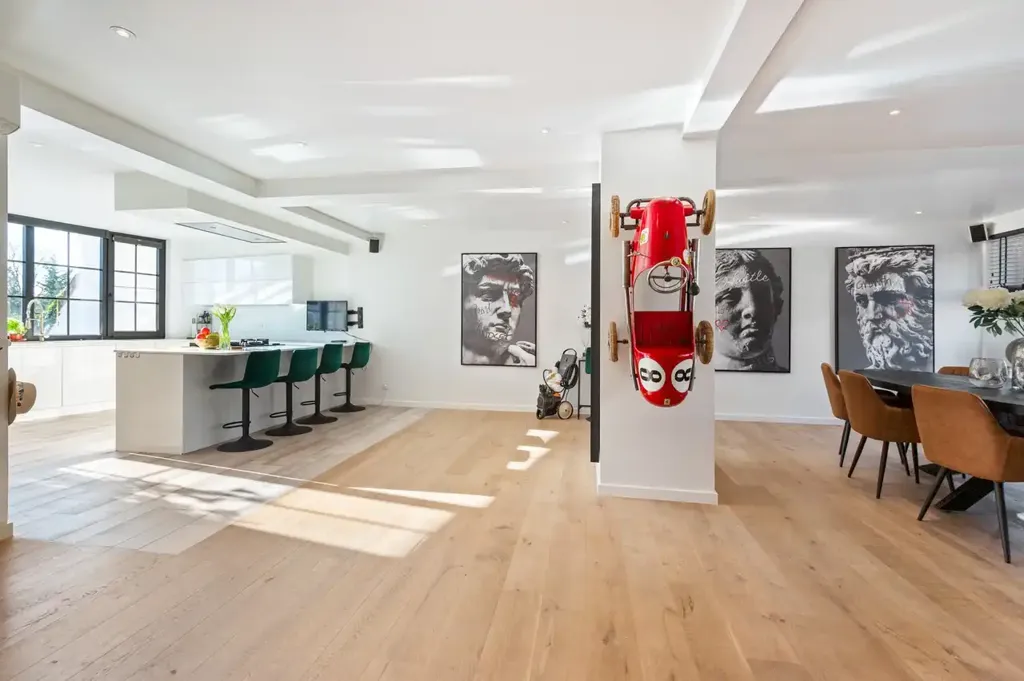 Living Room - Duplex with Private Entrance and Terrace in Schilde