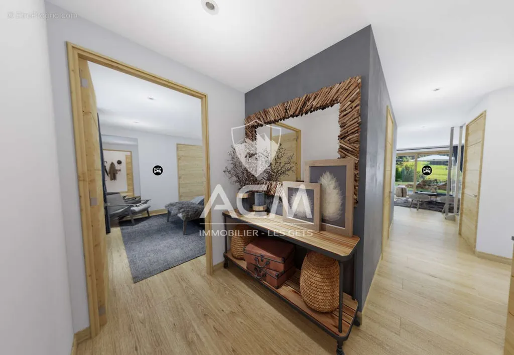 Entrée - Chalet avec Piscine dans le Domaine de l'Ardoise à Morzine