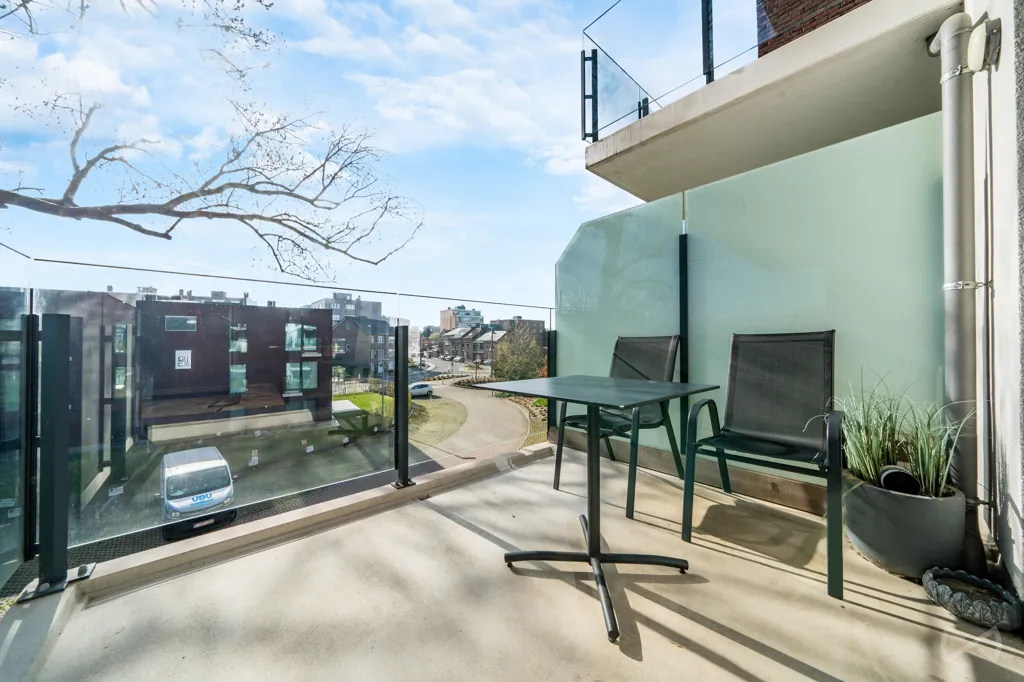 Balcony - Modern Apartment with Terrace in Waremme