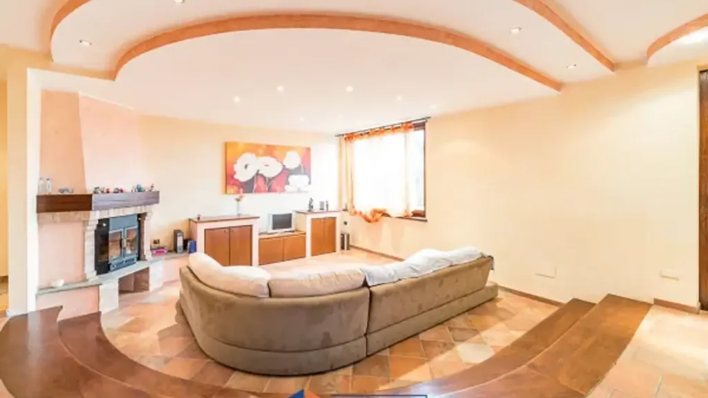Living Room - Rustic Villa with Private Garden in Genola