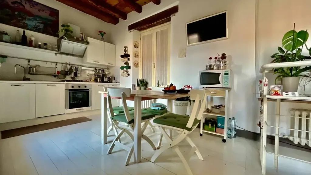 Cucina - Rustic Bilocale with Balcony in Ancona