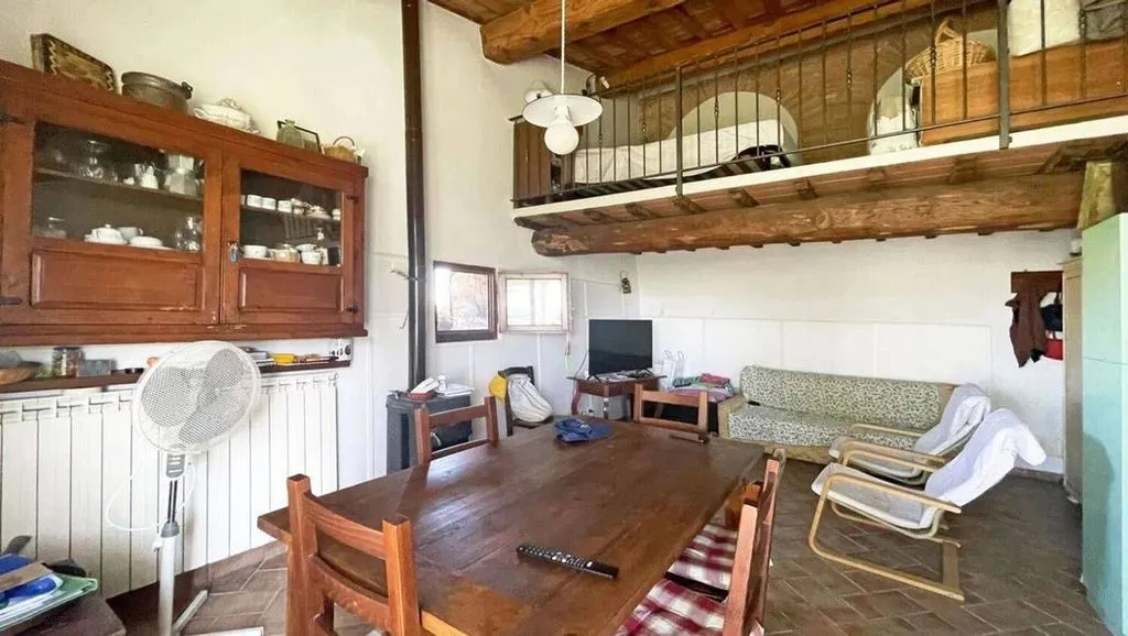 Söögituba - Villa with Pool and Val d'Orcia View in Sarteano