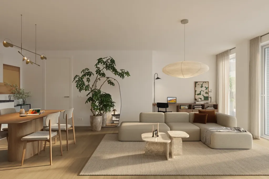Séjour - Parkview Apartment with Balcony in Utrecht