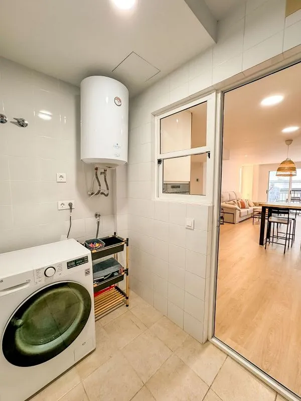 Pesuköök - 3-Bed Apartment with Terrace in Santa Pola Centre