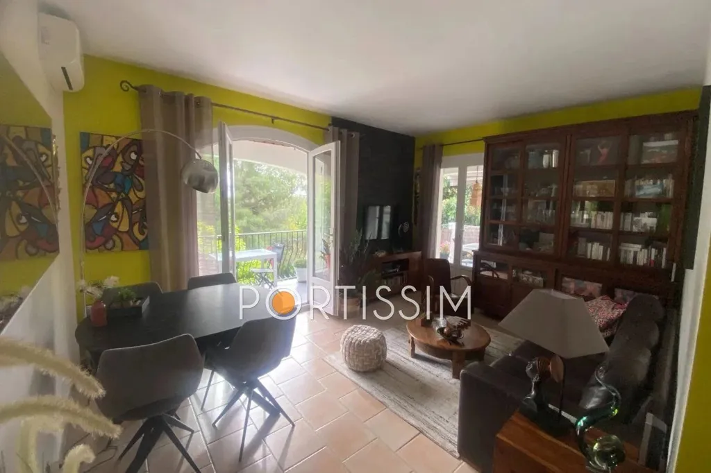 Séjour - Maison avec Piscine dans Résidence Sécurisée à Vence