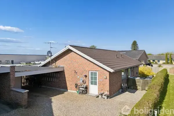 Vue aérienne - Modernised Villa with Garden in Bording