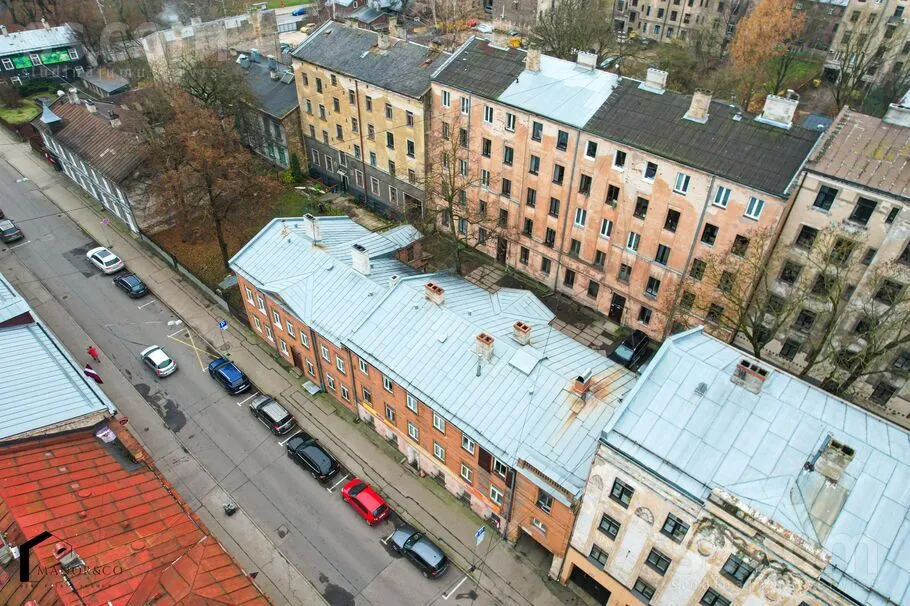 Vue aérienne - Modernised Flat with Quiet Setting in Riga Centre