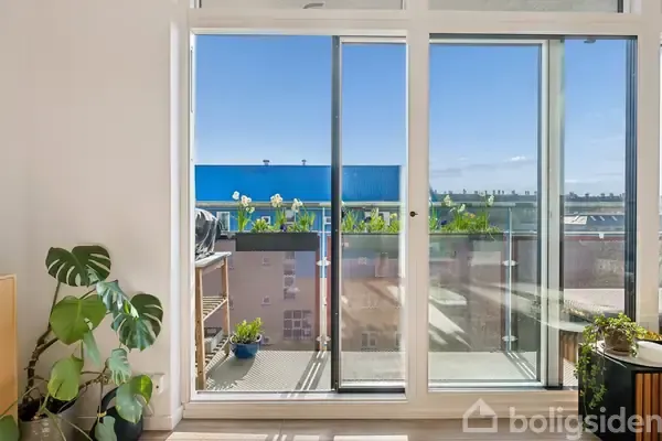 Balcon - Apartment with Balcony in Copenhagen N