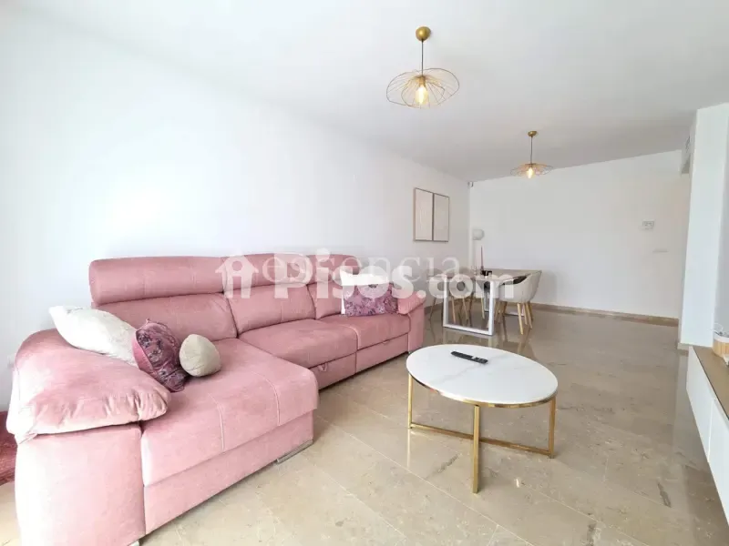 Séjour - Semi-New Flat with Balcony in Beniarjó