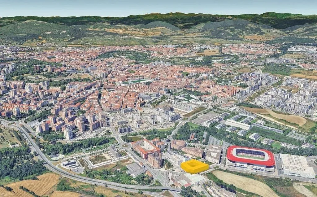 Õhuvaade - New Flat with Terrace in Sadar, Pamplona
