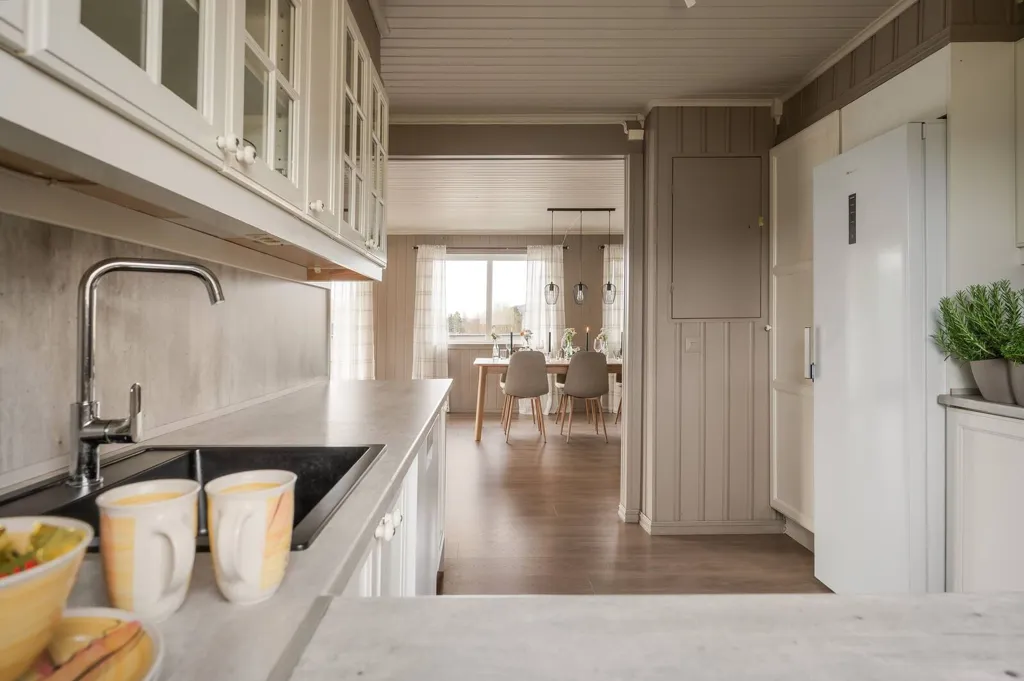 Köök - Family-Friendly House in Brumunddal