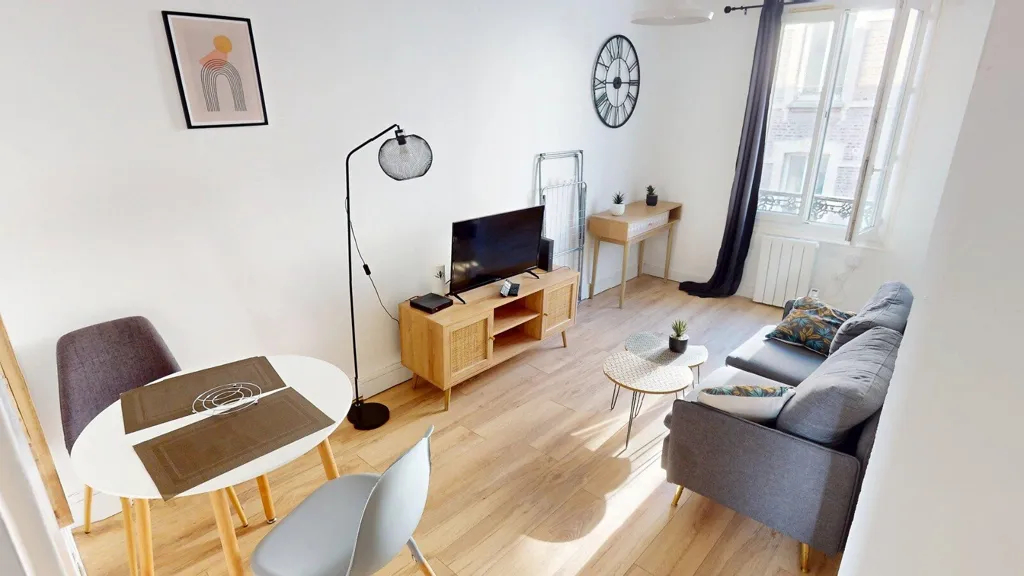 Séjour - Appartement 2 Pièces au Havre, Proche Rond-Point