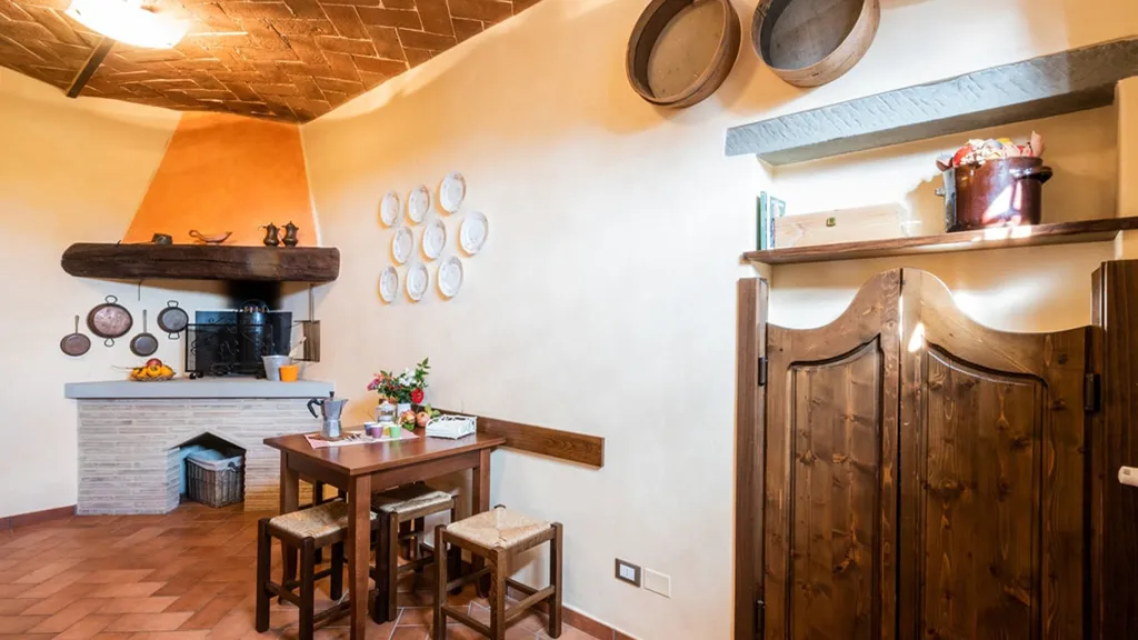 Sala da pranzo - Historic Hamlet with Pool in Anghiari