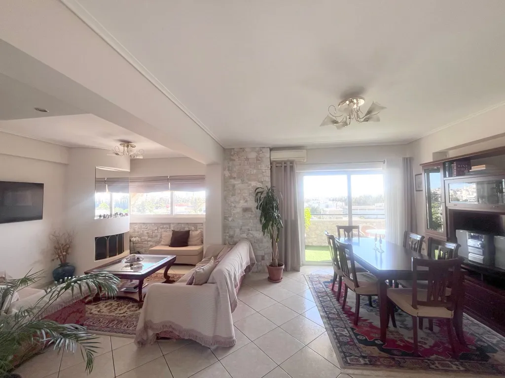 Séjour - Apartment with Sea View in Agios Dimitrios