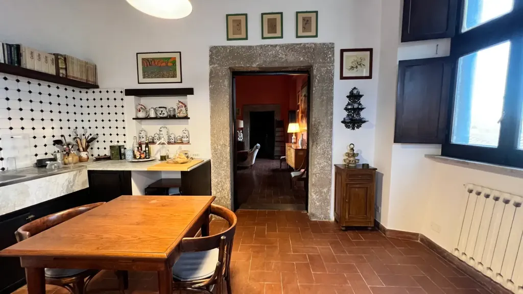 Söögituba - Noble Apartment in Historic Castle, Morlupo