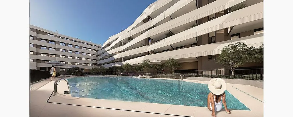 Piscine - New Flat with 3 Bedrooms in Campanillas